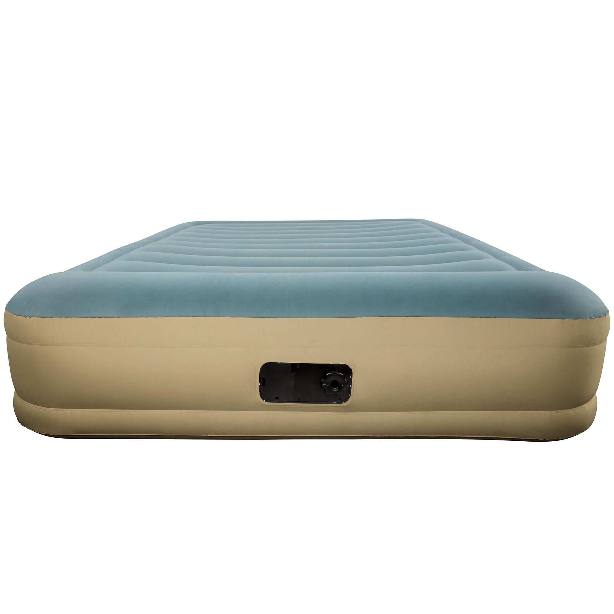 Fortech Airbed luftmadrass med inbyggd elektrisk pump Size Queen