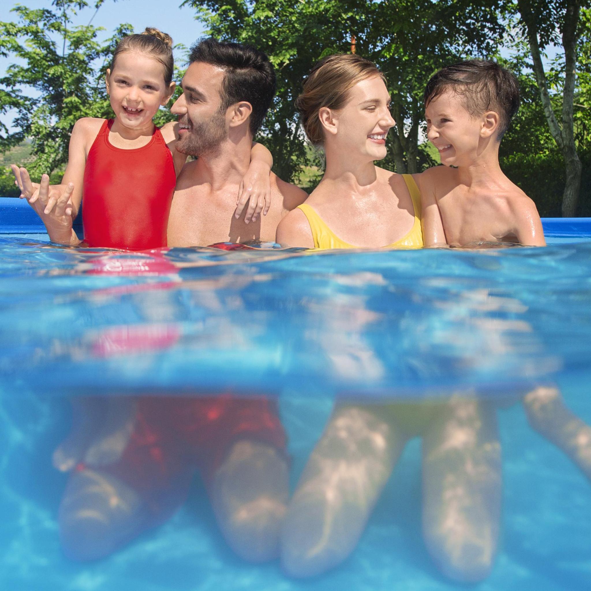Bestway Pool ovan mark 4x2m - 81cm djup | Steel Pro (56405)