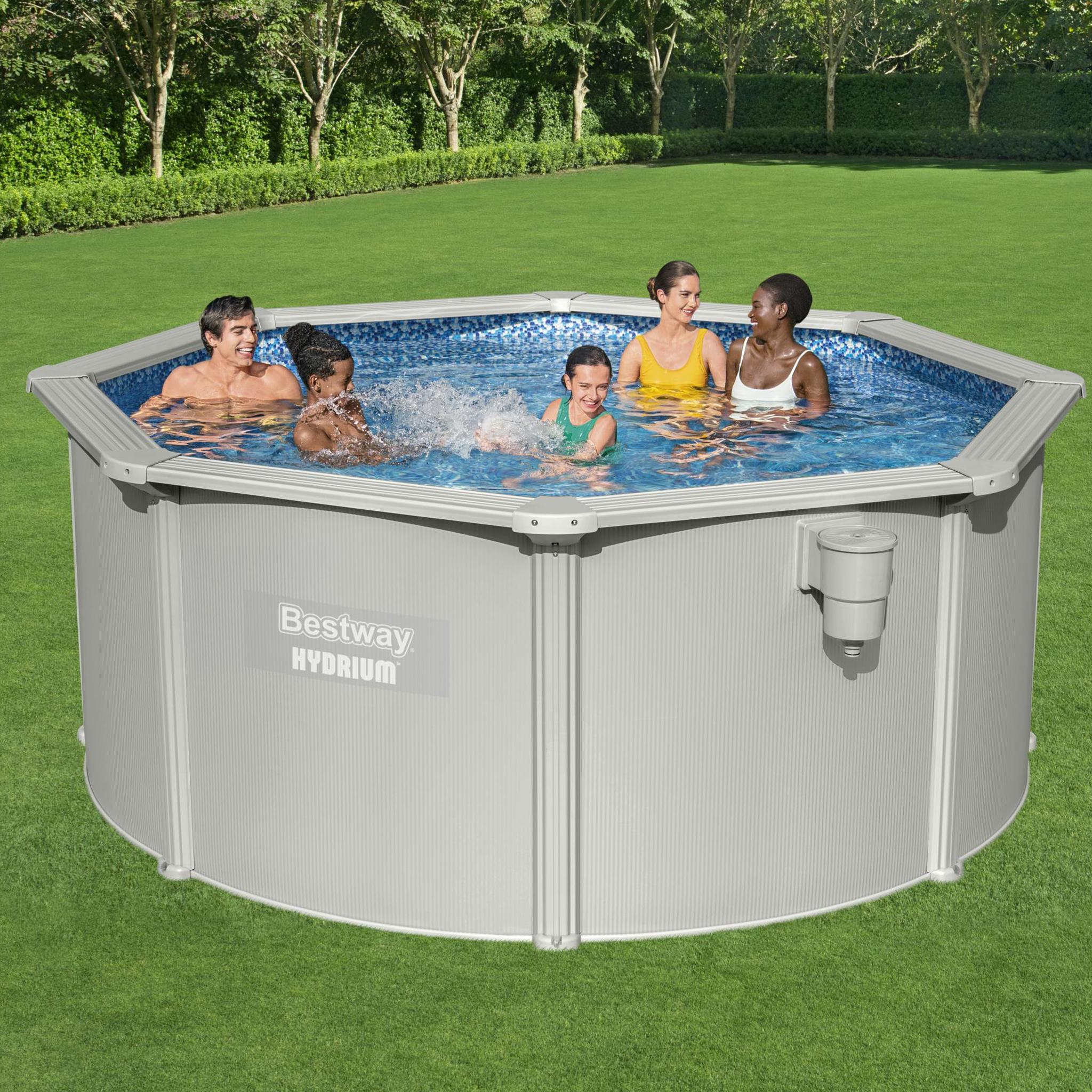 Stålväggspool 3 x 1,2 m | Bestway Hydrium Rund (56566)