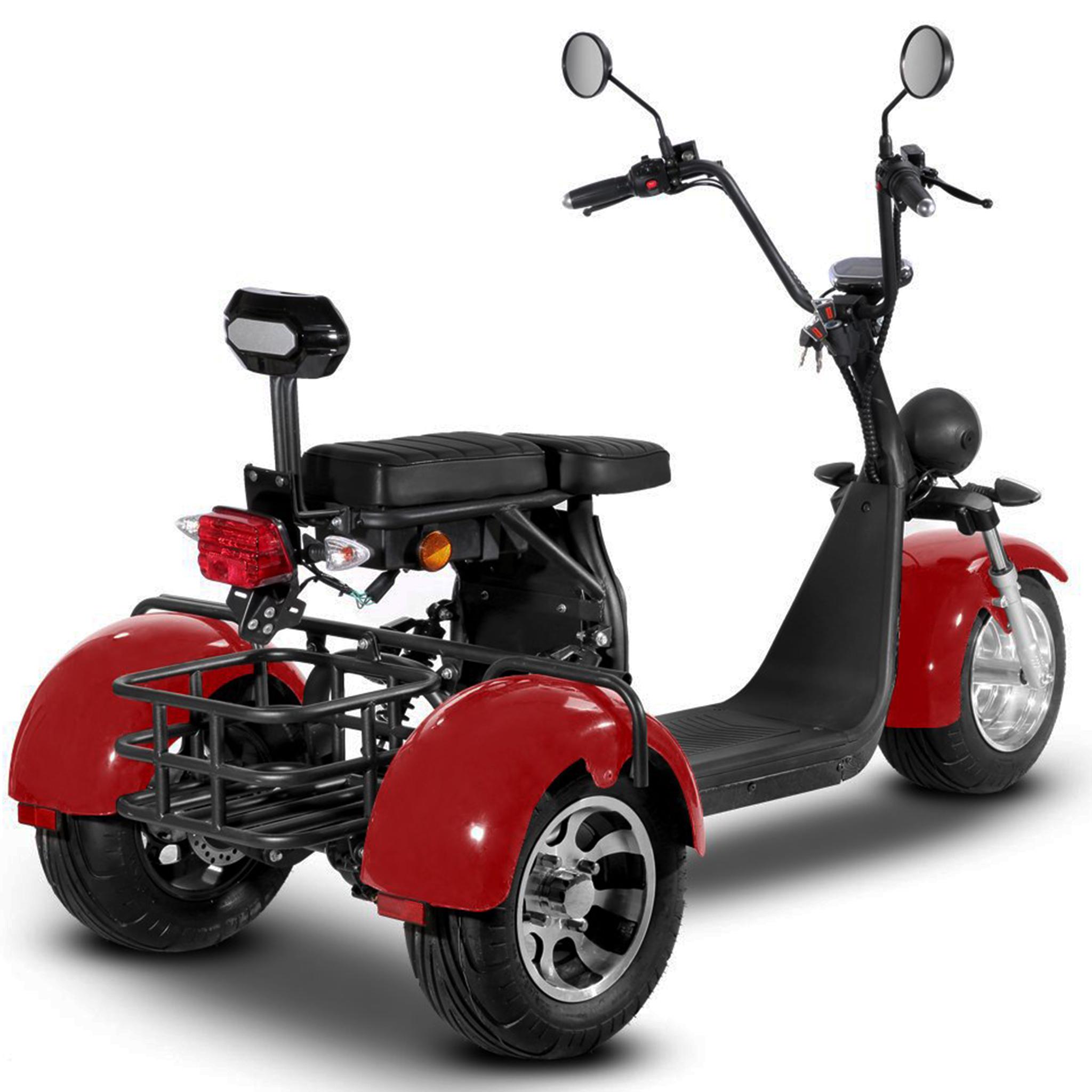 Fatscooter Trehjuling 2000W Moped Klass 1 R d Outl1 fatscooter-trehjuling-2000w-moped-klass-1-r-d-outl1