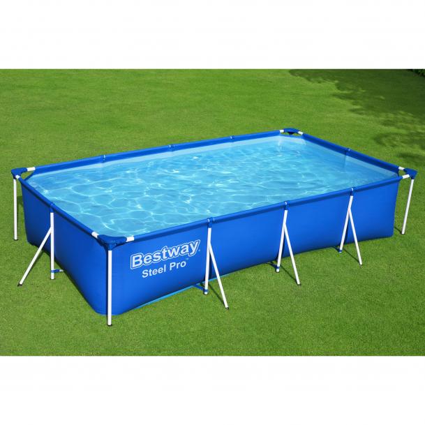 Bestway Pool ovan mark 4x2m - 81cm djup | Steel Pro (56405)