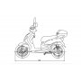 Elmoped 1000 W | Moped klass 1 | Gr