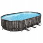 Bestway pool ovan mark 6,1x3,6m - 1,2m djup | Power Steel Oval (5611R)