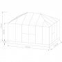 Gazebo 13m | Stort premiumvxthus | 5 rs stormgaranti