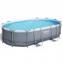 Bestway pool ovan mark 4,88x3,05m - 1m djup | Power Steel Oval (56448)