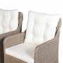 Loungegrupp utembler | Beige konstrotting | Rgrund