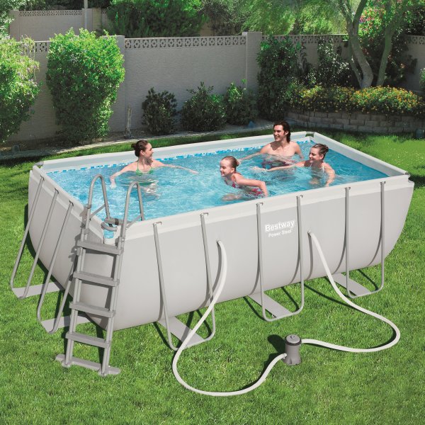 Bestway pool ovan mark 4,1x2m - 122cm djup | Power Steel (56456)