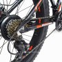 Cykel Fat bike 26\\\" | 21 vxlar - Shimano | Happy - Rd/svart