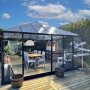 Gazebo 19m Premiumvxthus | 5 rs stormgaranti | 4mm skerhetsglas