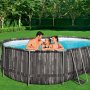 Bestway pool ovan mark 6,1x3,6m - 1,2m djup | Power Steel Oval (5611R)