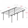 Carport 15m | Singelbilsparkering | Modern & elegant skyddslsning