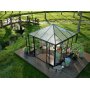 Gazebo 8,1m | Kvadratiskt premiumvxthus | 4 mm skerhetsglas | 5 rs stormgaranti