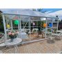 Gazebo 13m | 5 rs stormgaranti | Stort premiumvxthus | Vit