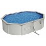 Ovanmarkpool Bestway Hydrium Oval, Ljusbl - 5 x 3,6 m (56586)