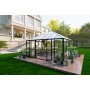 Gazebo 17,6m | Stort premiumvxthus| Stormgaranti | 4 mm skerhetsglas