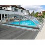 Pooltak 3x6m med sidodrr | Solid polykarbonat 4mm | Aluminium