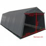 Garagetlt 2,7x5,1m | 13,7m - 200g/m | PE - Gr