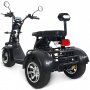 Trehjulig fatscooter 2000W | LG litiumbatteri | Mopedklass 1