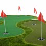 Golfmatta Pro | Dubbla greener och vattenhinder | 4x2m