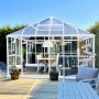 Gazebo 19m Premiumvxthus | 5 rs stormgaranti | 4mm skerhetsglas