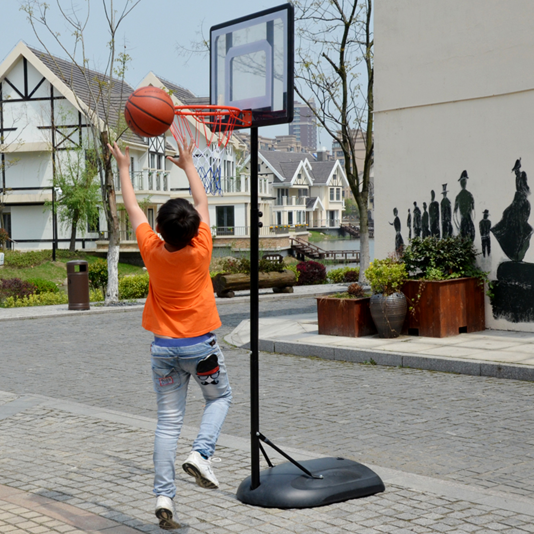 Basketkorg med ställning | Jump Shot