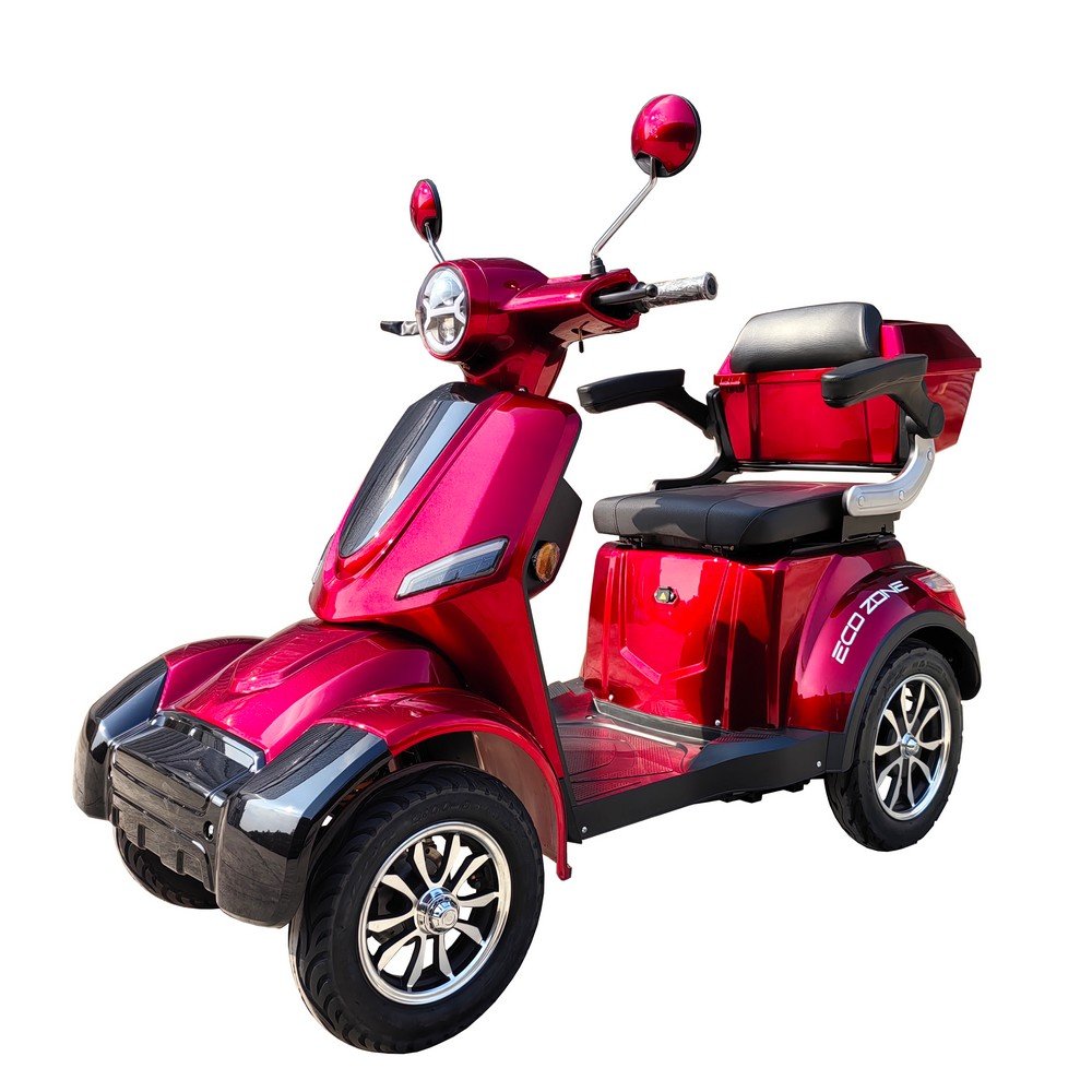 Elektrisk 4-Hjuls Promenadscooter | Tyst & Kraftfull