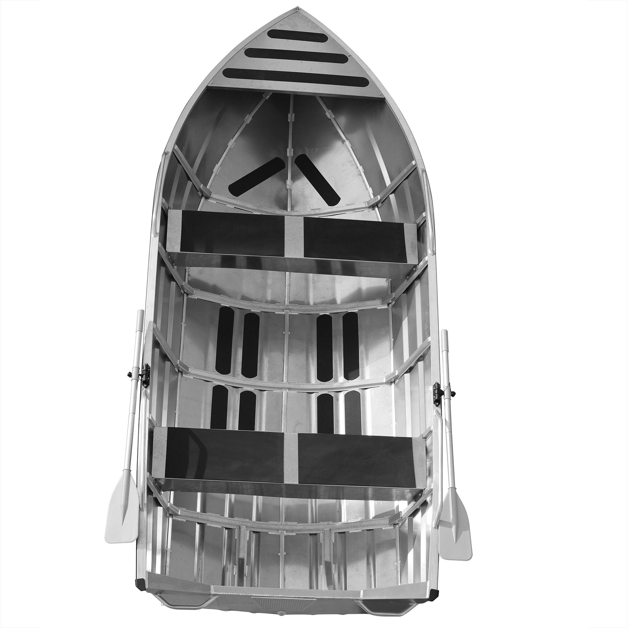 Aluminiumbåt 4,2m | Stor båt för 5 personer | 2mm skrovtjocklek | Lyfco