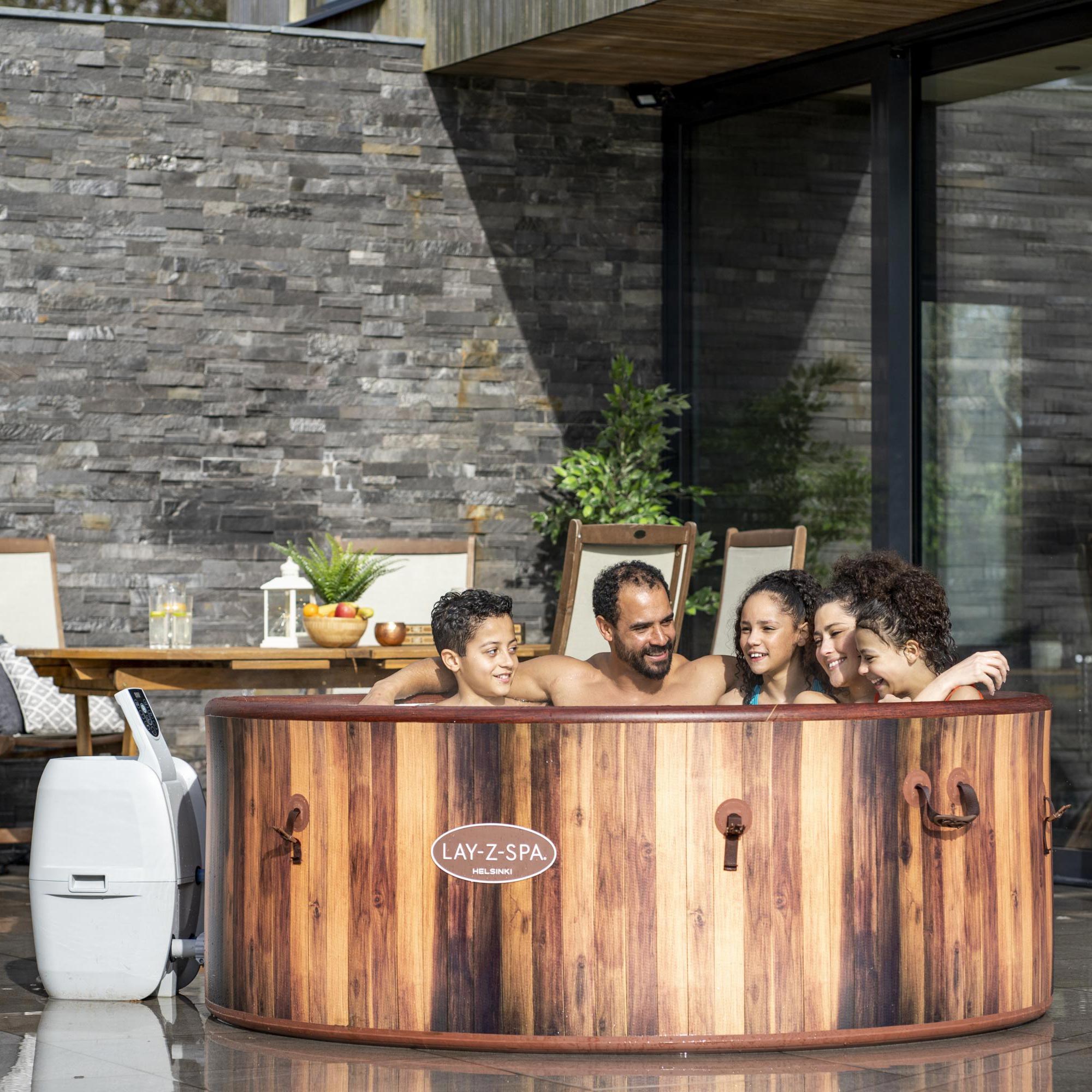 Lay-Z Spa Helsinki Airjet | Bestway uppblåsbart spabad 5-7 personer