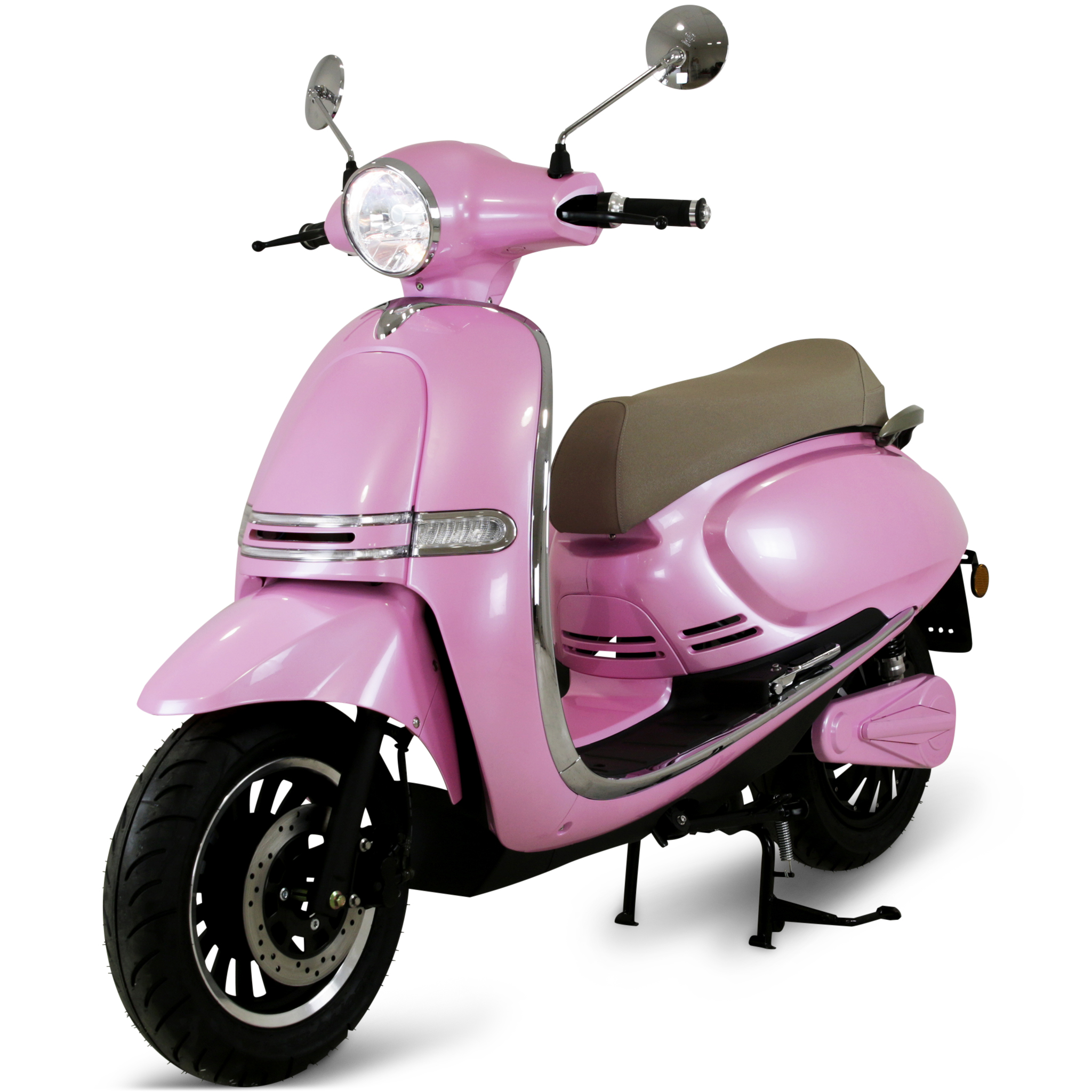 Elmoped 3000W LG litiumbatteri | Klass 1 | 45 km/tim | Rosa