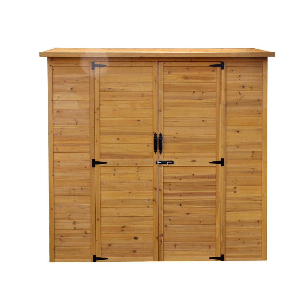 Förråd |1,8m² | Dubbel Dör | Naturlig Träfinish | Förråd utomhus | Bodar & Stugor