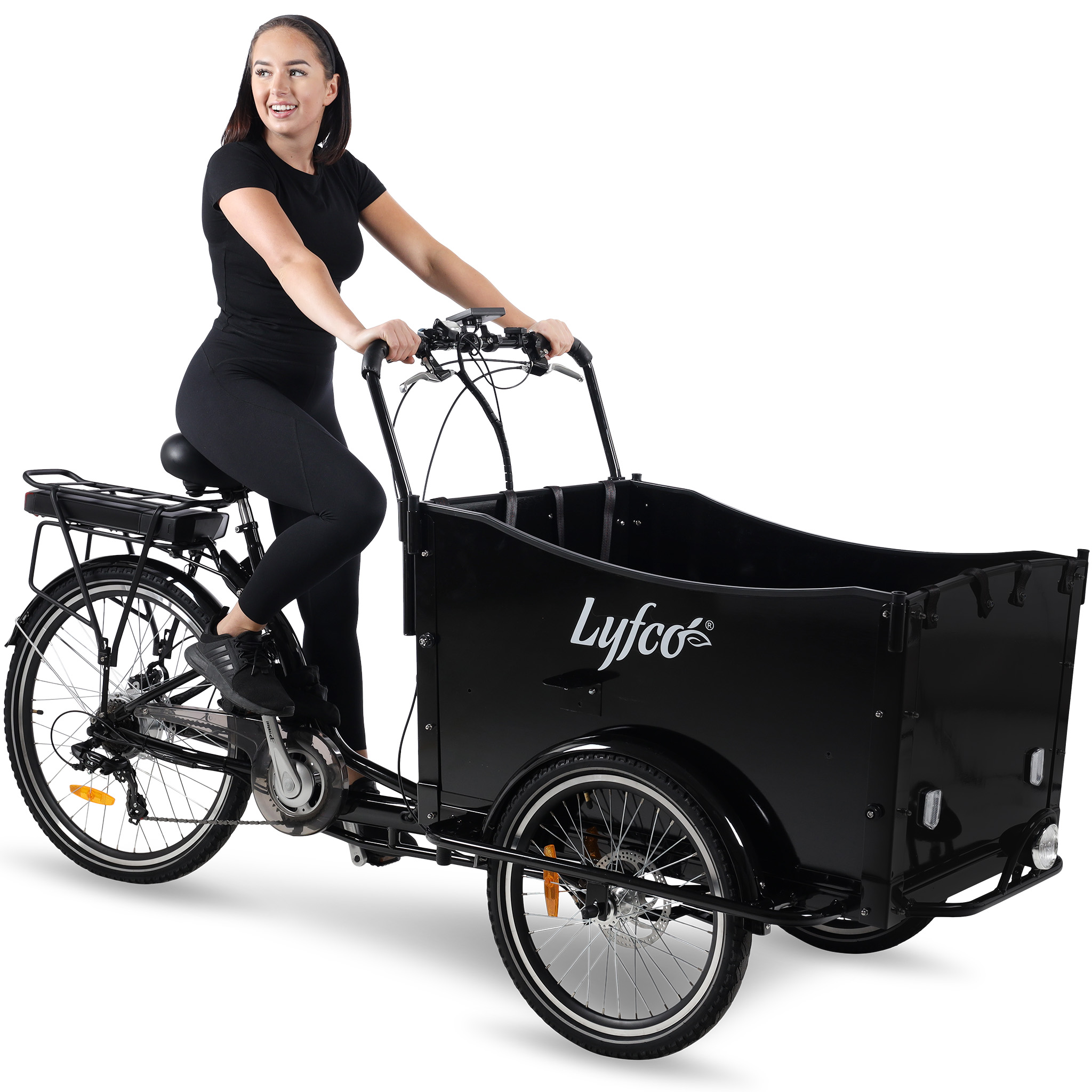 Lådcykel El | 6 växlar | 250W - 10Ah LG-batteri | Lyfco