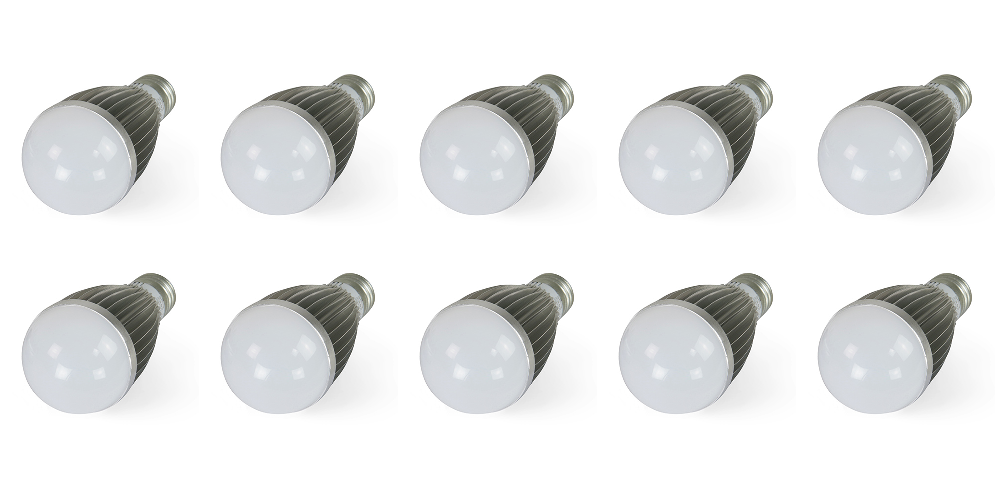 LED lampa 7W E27 - 10pack - kallvit