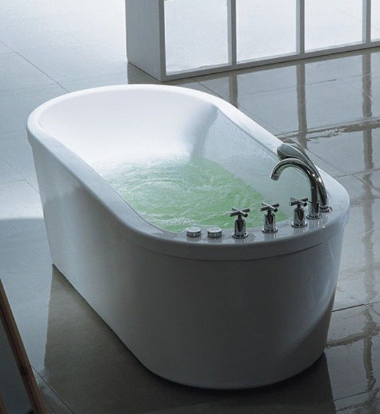Bubbelbadkar Peggy | 175x77x54cm | Klassisk design | Vit