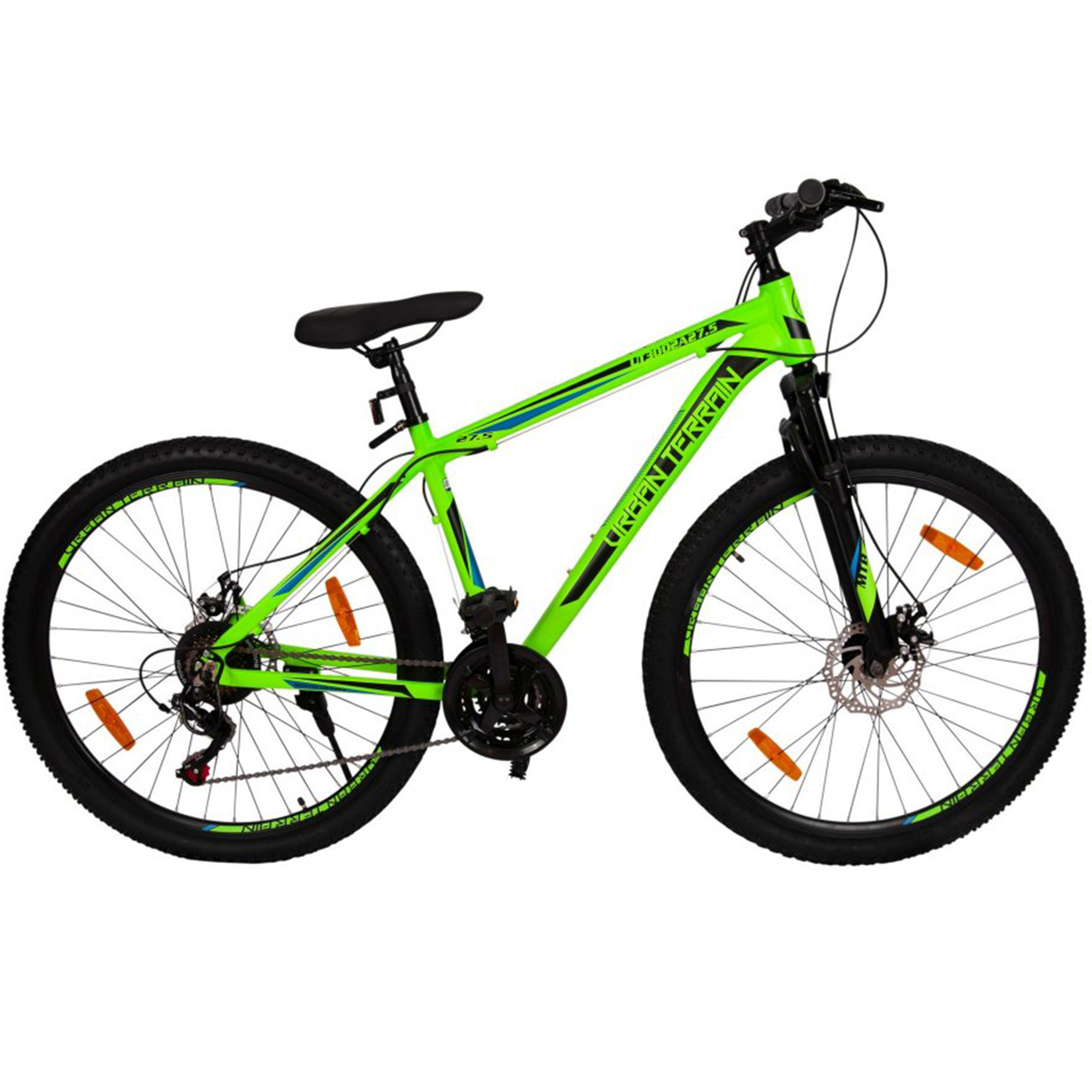 Mountainbike 27,5" | 21 växlar - Shimano | Urban Terrain - Grön