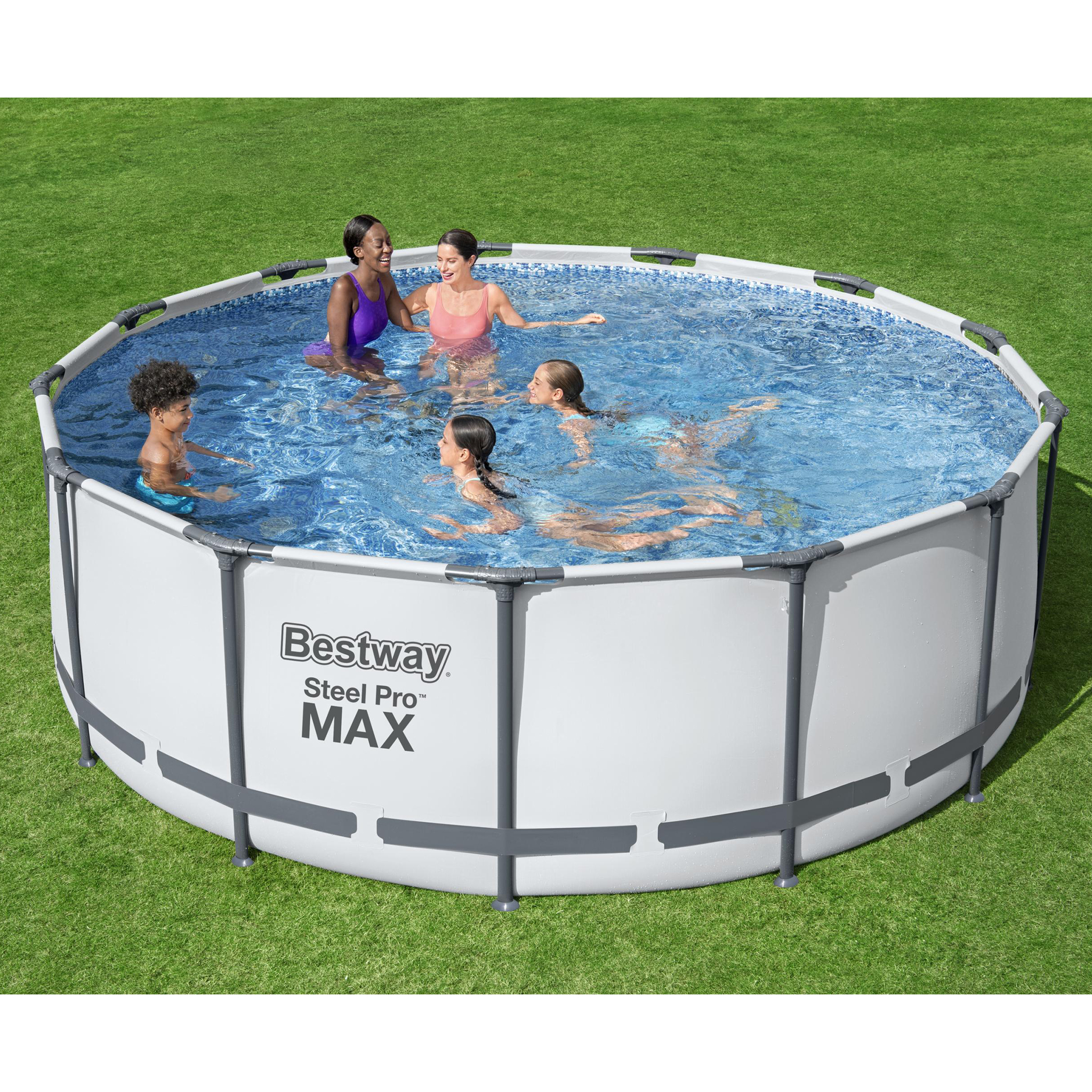 Bestway pool ovan mark Ø3,96m - 1,2m djup| Steel Pro MAX (5618W)