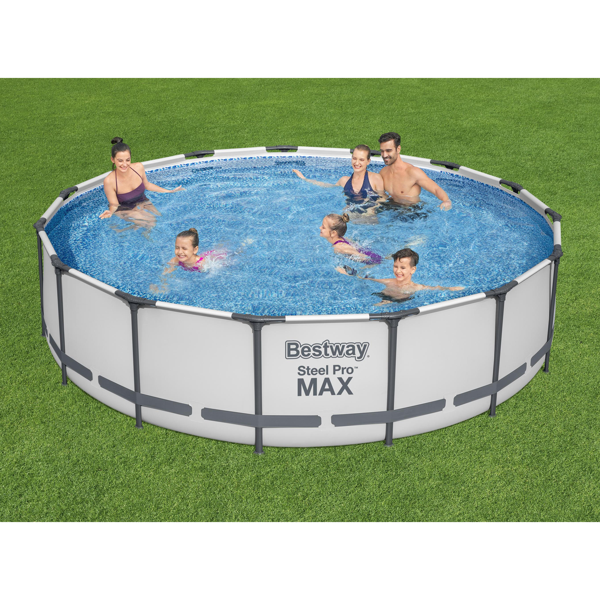 Bestway pool ovan mark Ø4,57m - 1,07m djup | Steel Pro MAX (56488)