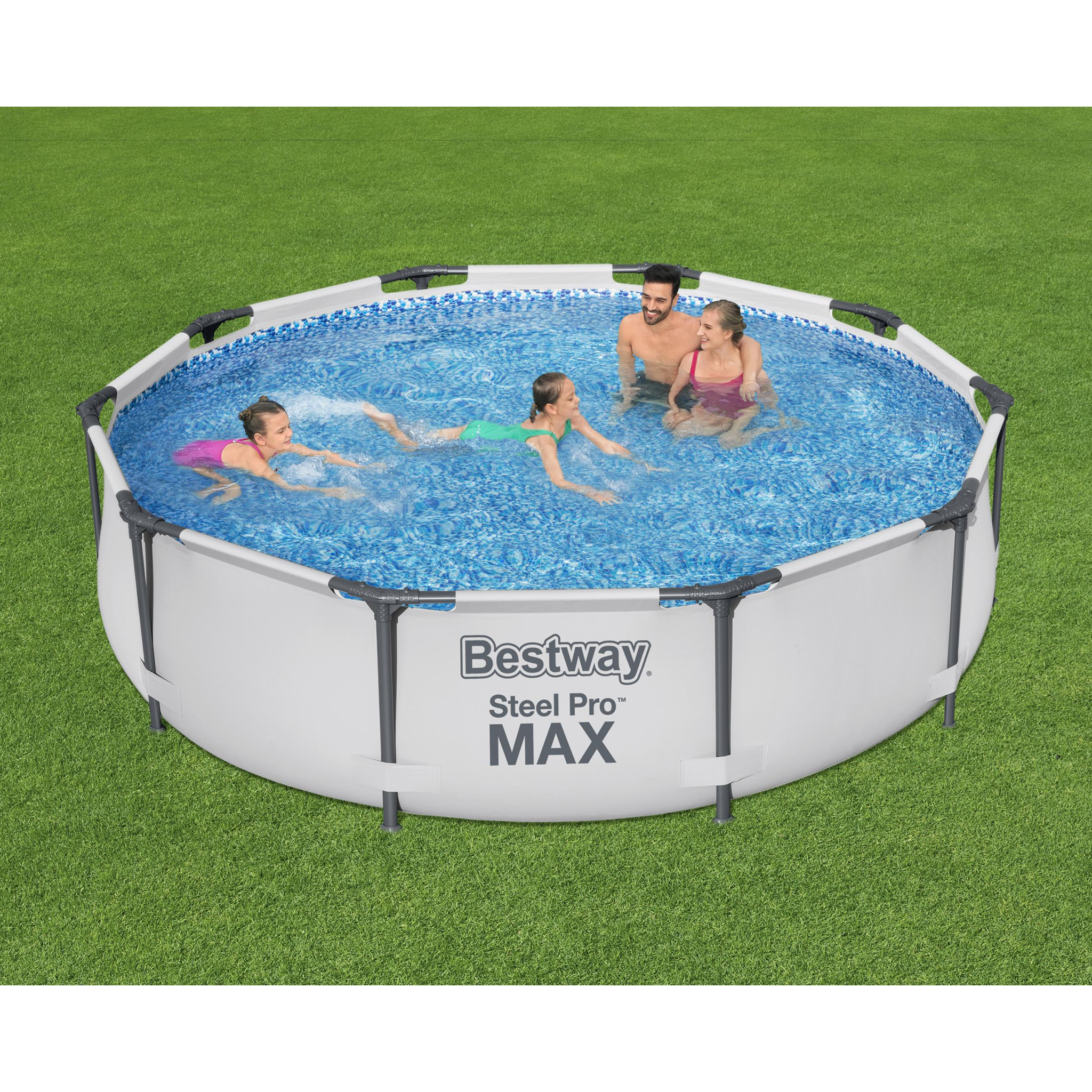 Bestway pool ovan mark Ø3m - 76cm djup | Steel Pro MAX (56406)