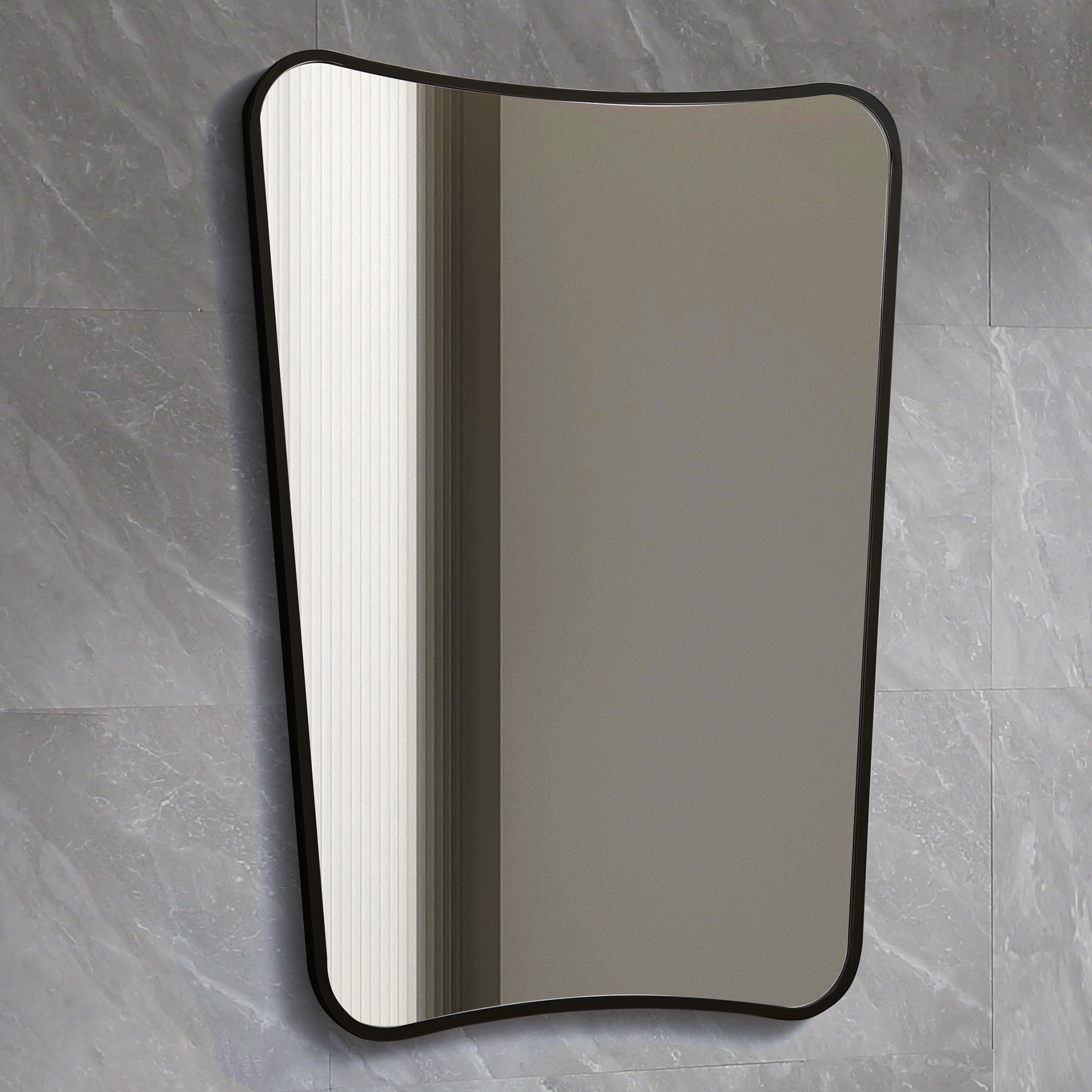 Spegel 58x80cm - Tiffany Black